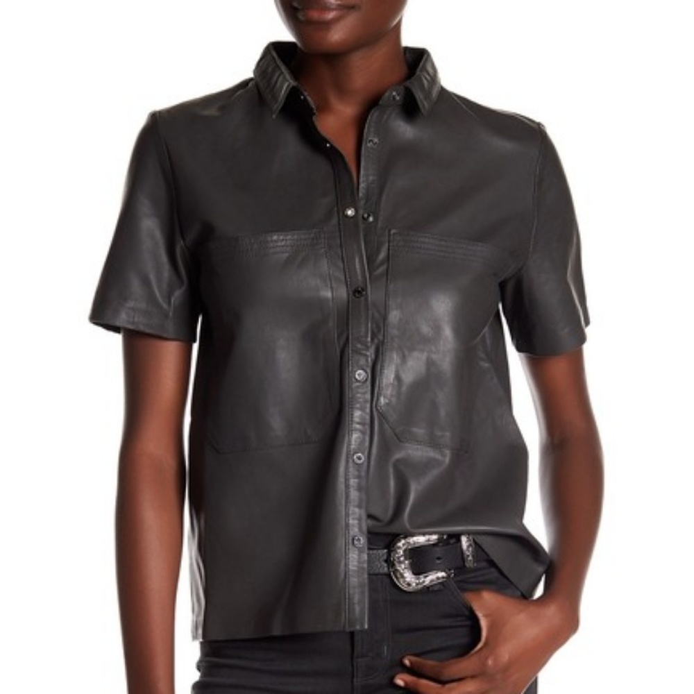 Zadig & Voltaire Leather Shirt